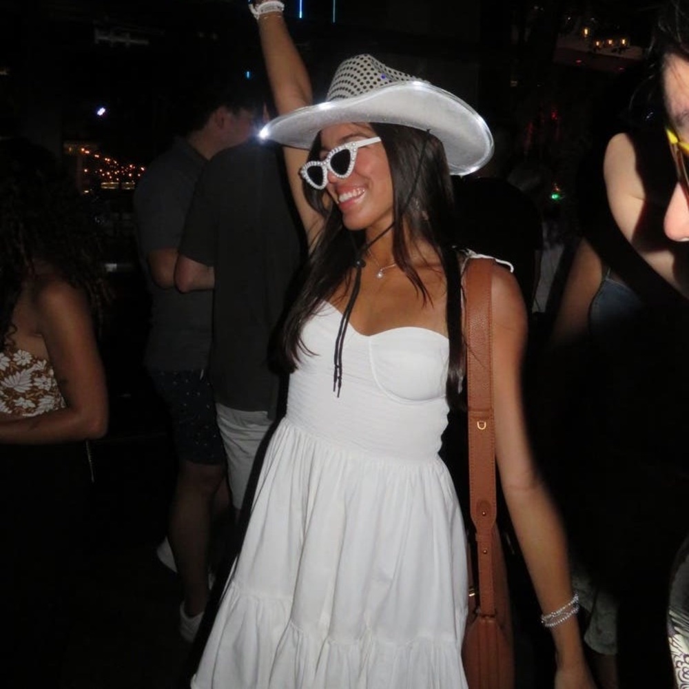STAUD Mini Landry Dress White